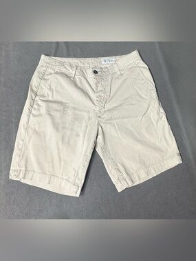 Ag Los Angeles Men's Light Khaki Flat Front Shorts